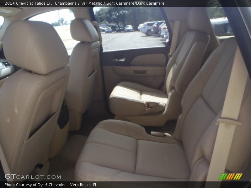 Champagne Silver Metallic / Light Cashmere/Dark Cashmere 2014 Chevrolet Tahoe LT
