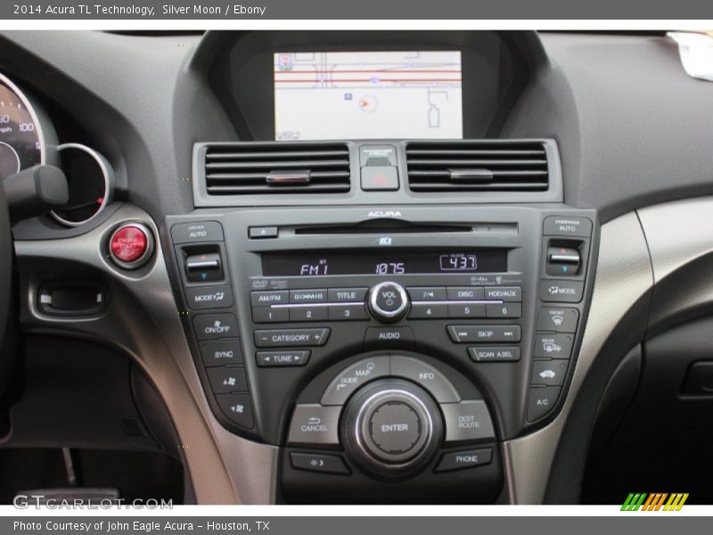 Silver Moon / Ebony 2014 Acura TL Technology