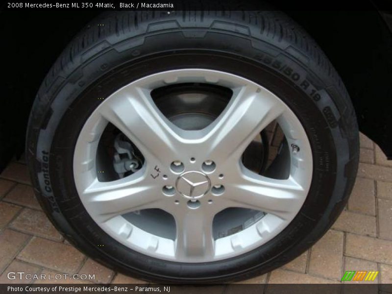 Black / Macadamia 2008 Mercedes-Benz ML 350 4Matic