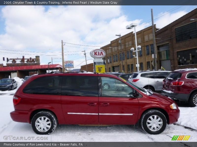 Inferno Red Pearl / Medium Slate Gray 2006 Chrysler Town & Country Touring
