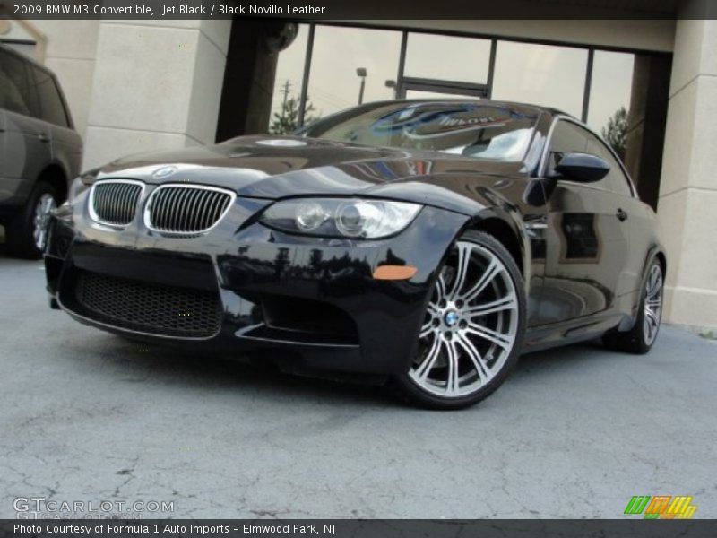 Jet Black / Black Novillo Leather 2009 BMW M3 Convertible