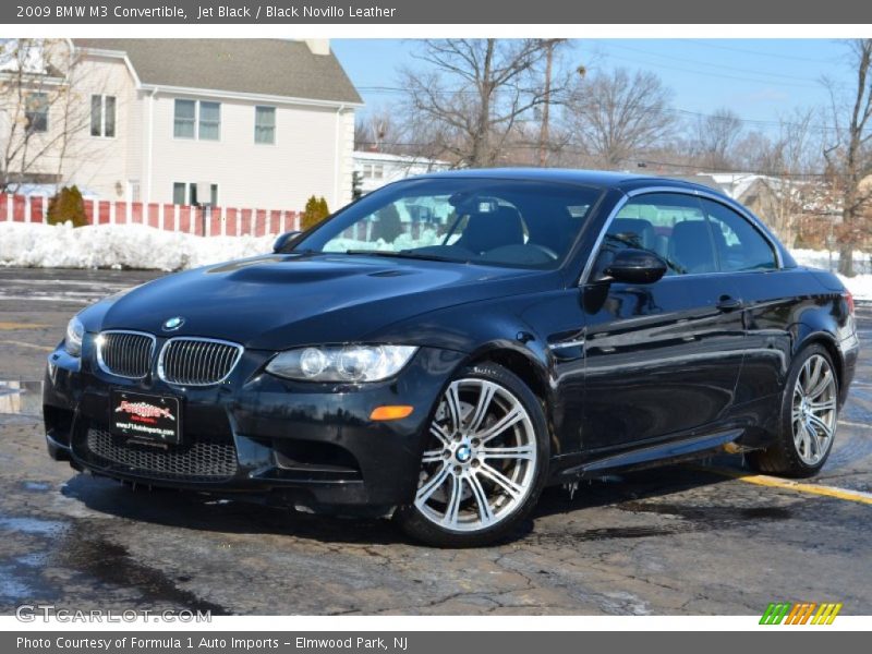 Jet Black / Black Novillo Leather 2009 BMW M3 Convertible