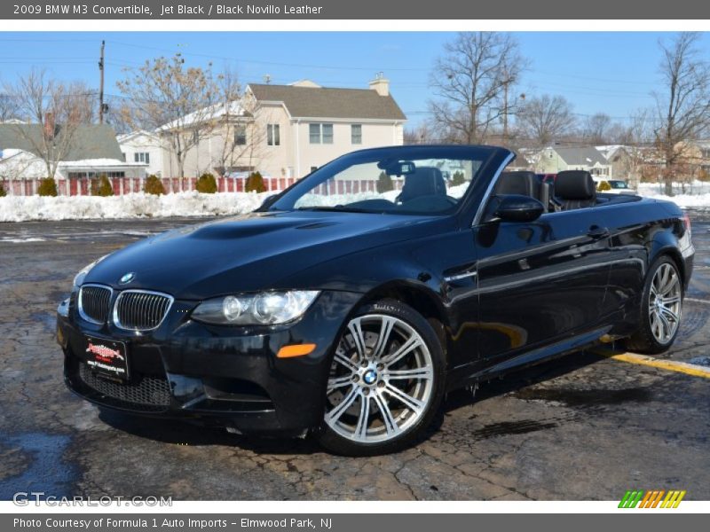 Jet Black / Black Novillo Leather 2009 BMW M3 Convertible