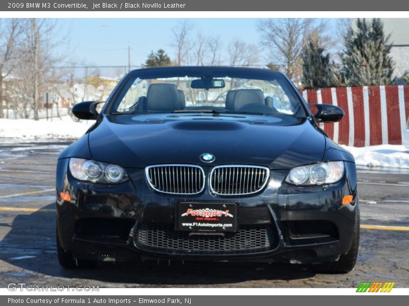 Jet Black / Black Novillo Leather 2009 BMW M3 Convertible
