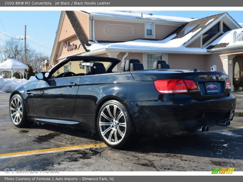 Jet Black / Black Novillo Leather 2009 BMW M3 Convertible