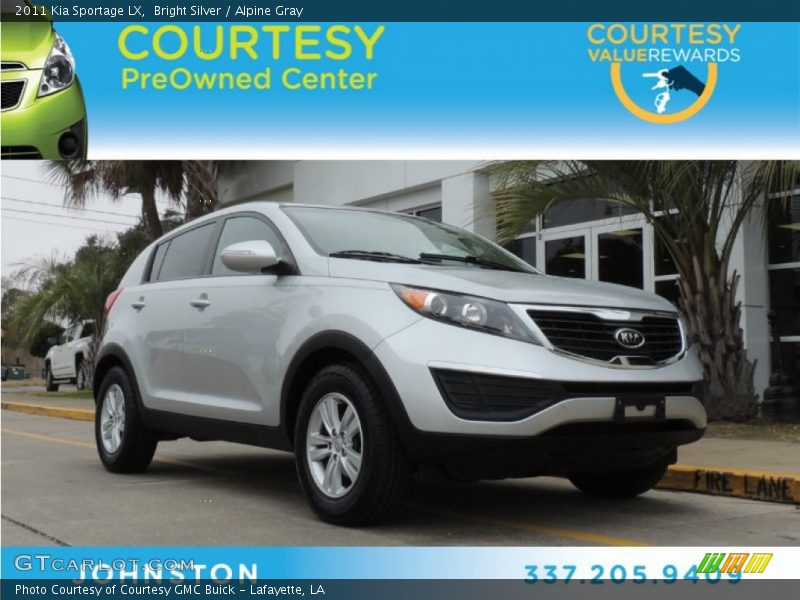 Bright Silver / Alpine Gray 2011 Kia Sportage LX