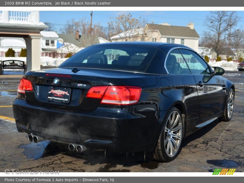 Jet Black / Black Novillo Leather 2009 BMW M3 Convertible