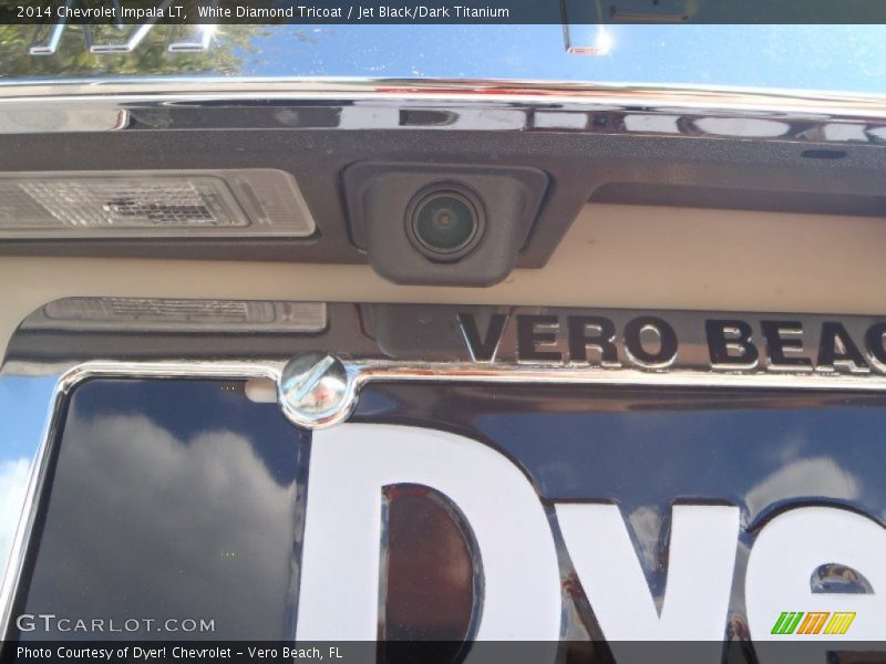 White Diamond Tricoat / Jet Black/Dark Titanium 2014 Chevrolet Impala LT
