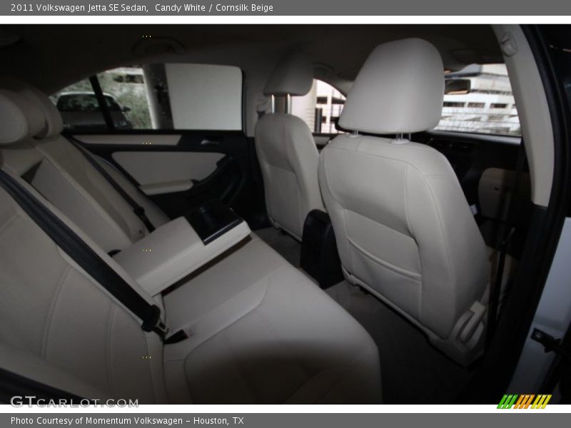 Candy White / Cornsilk Beige 2011 Volkswagen Jetta SE Sedan