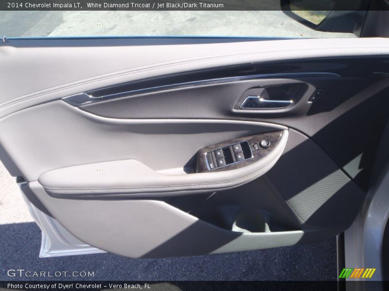 White Diamond Tricoat / Jet Black/Dark Titanium 2014 Chevrolet Impala LT
