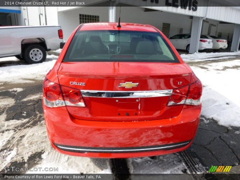 Red Hot / Jet Black 2014 Chevrolet Cruze LT
