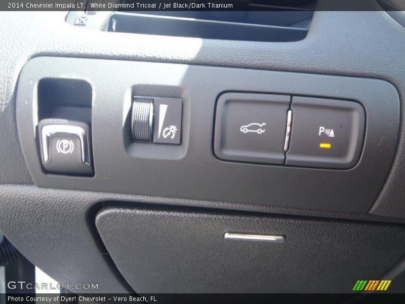 White Diamond Tricoat / Jet Black/Dark Titanium 2014 Chevrolet Impala LT