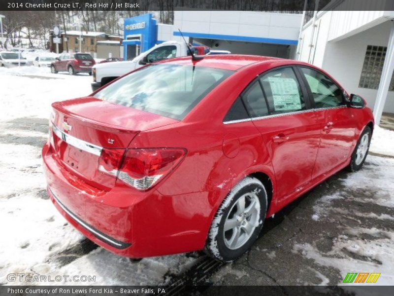 Red Hot / Jet Black 2014 Chevrolet Cruze LT