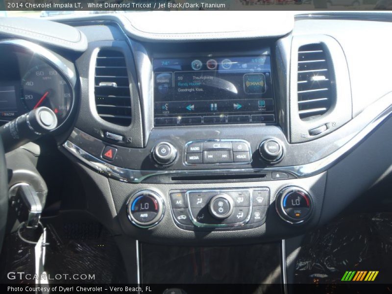 White Diamond Tricoat / Jet Black/Dark Titanium 2014 Chevrolet Impala LT