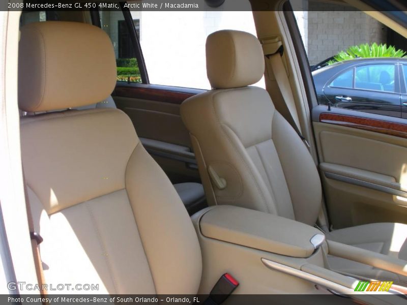 Arctic White / Macadamia 2008 Mercedes-Benz GL 450 4Matic