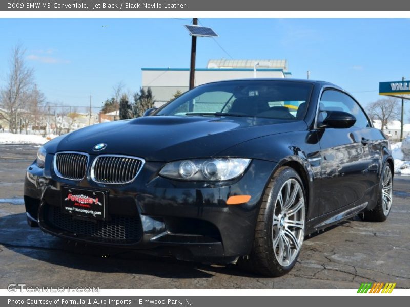 Jet Black / Black Novillo Leather 2009 BMW M3 Convertible