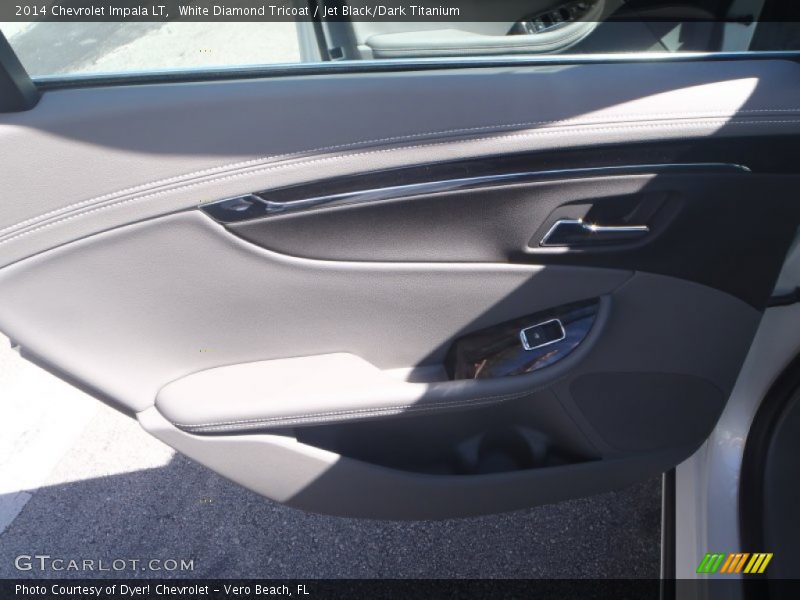 White Diamond Tricoat / Jet Black/Dark Titanium 2014 Chevrolet Impala LT