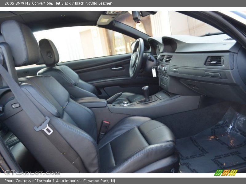 Jet Black / Black Novillo Leather 2009 BMW M3 Convertible