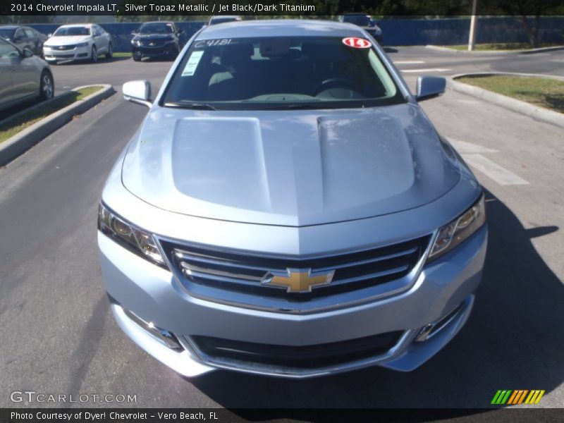 Silver Topaz Metallic / Jet Black/Dark Titanium 2014 Chevrolet Impala LT