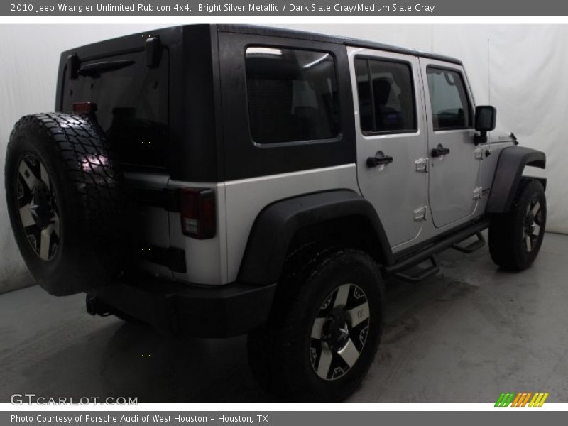 Bright Silver Metallic / Dark Slate Gray/Medium Slate Gray 2010 Jeep Wrangler Unlimited Rubicon 4x4