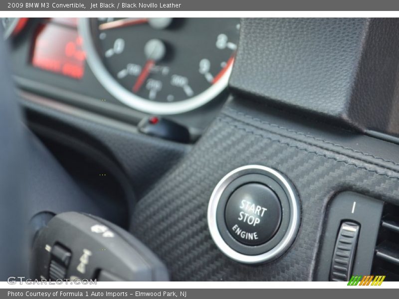 Jet Black / Black Novillo Leather 2009 BMW M3 Convertible