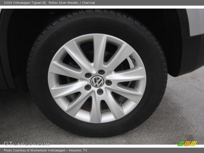 Reflex Silver Metallic / Charcoal 2009 Volkswagen Tiguan SE