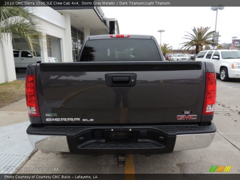 Storm Gray Metallic / Dark Titanium/Light Titanium 2010 GMC Sierra 1500 SLE Crew Cab 4x4