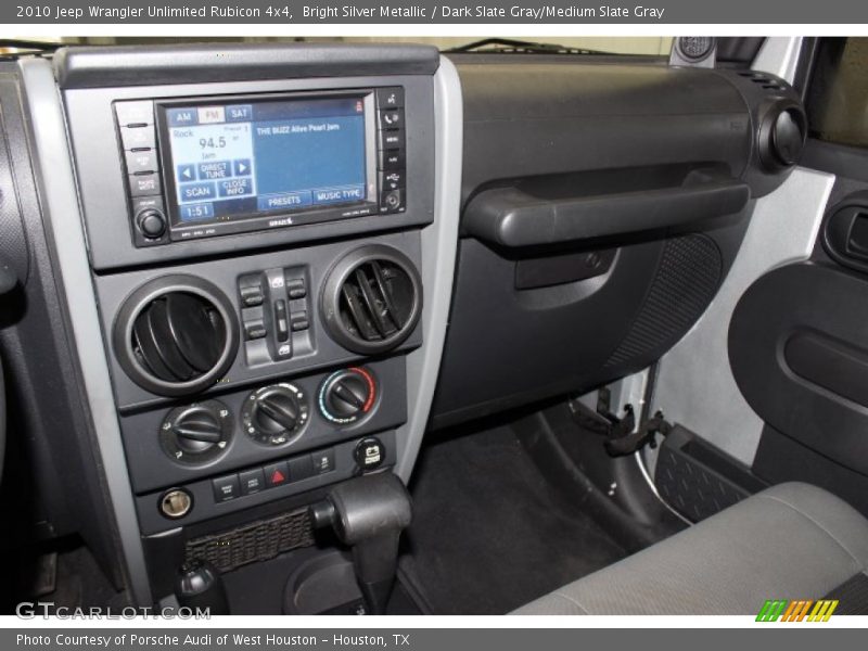 Bright Silver Metallic / Dark Slate Gray/Medium Slate Gray 2010 Jeep Wrangler Unlimited Rubicon 4x4