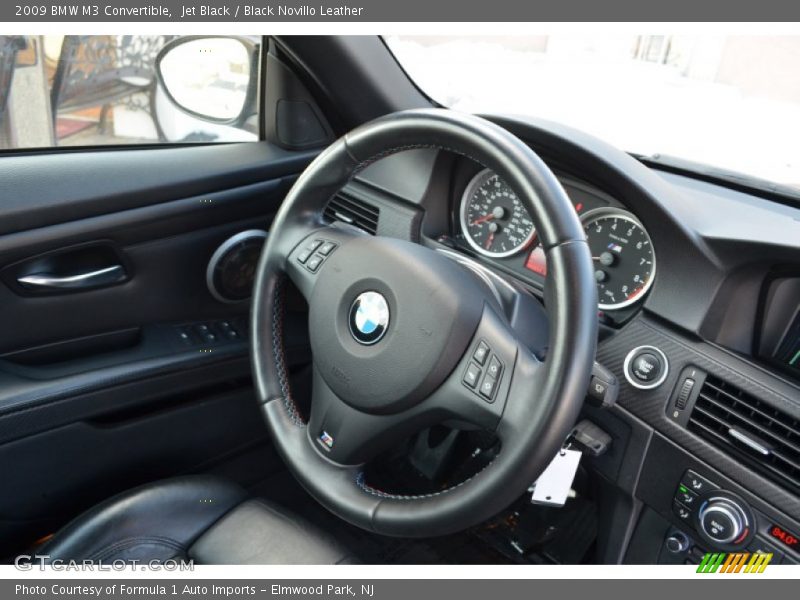 Jet Black / Black Novillo Leather 2009 BMW M3 Convertible