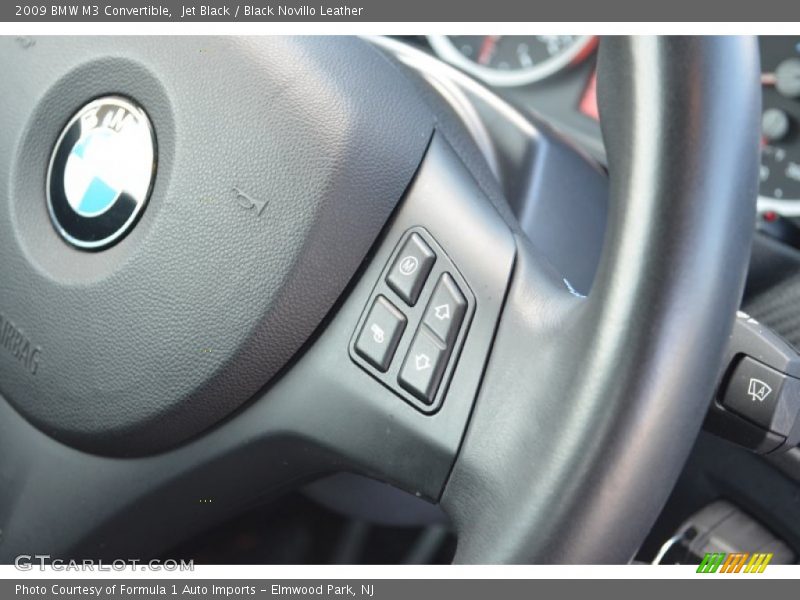 Jet Black / Black Novillo Leather 2009 BMW M3 Convertible