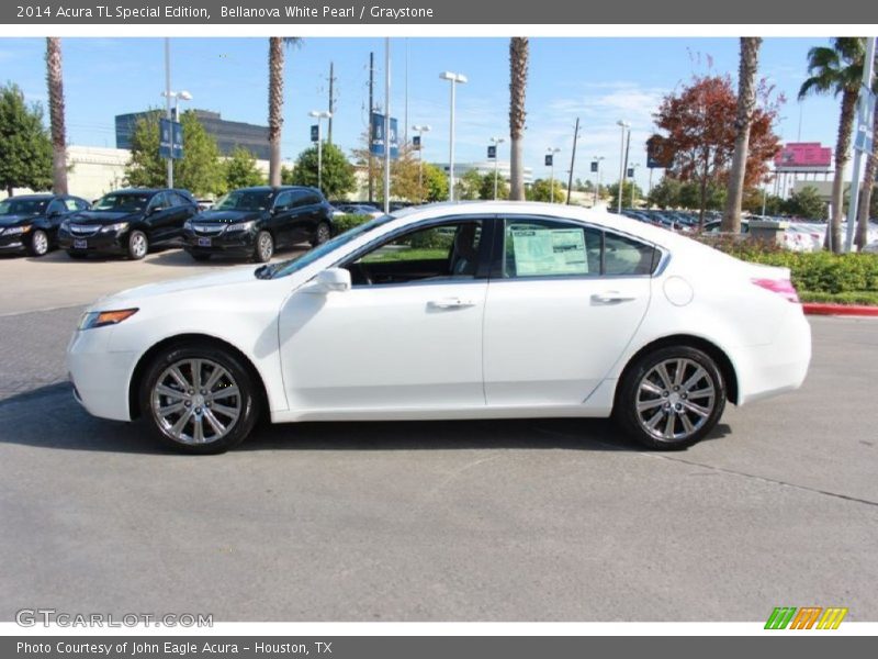 Bellanova White Pearl / Graystone 2014 Acura TL Special Edition