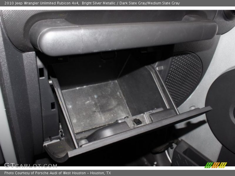 Bright Silver Metallic / Dark Slate Gray/Medium Slate Gray 2010 Jeep Wrangler Unlimited Rubicon 4x4