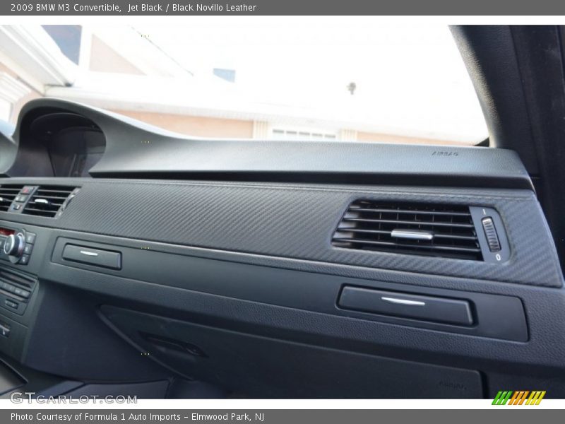 Jet Black / Black Novillo Leather 2009 BMW M3 Convertible