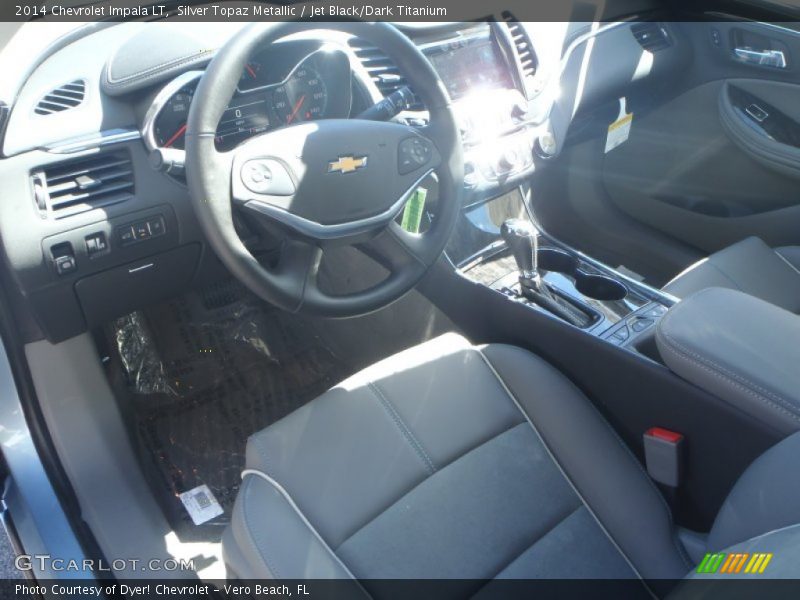 Silver Topaz Metallic / Jet Black/Dark Titanium 2014 Chevrolet Impala LT
