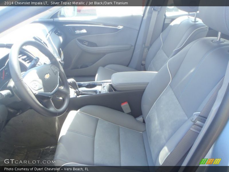 Silver Topaz Metallic / Jet Black/Dark Titanium 2014 Chevrolet Impala LT
