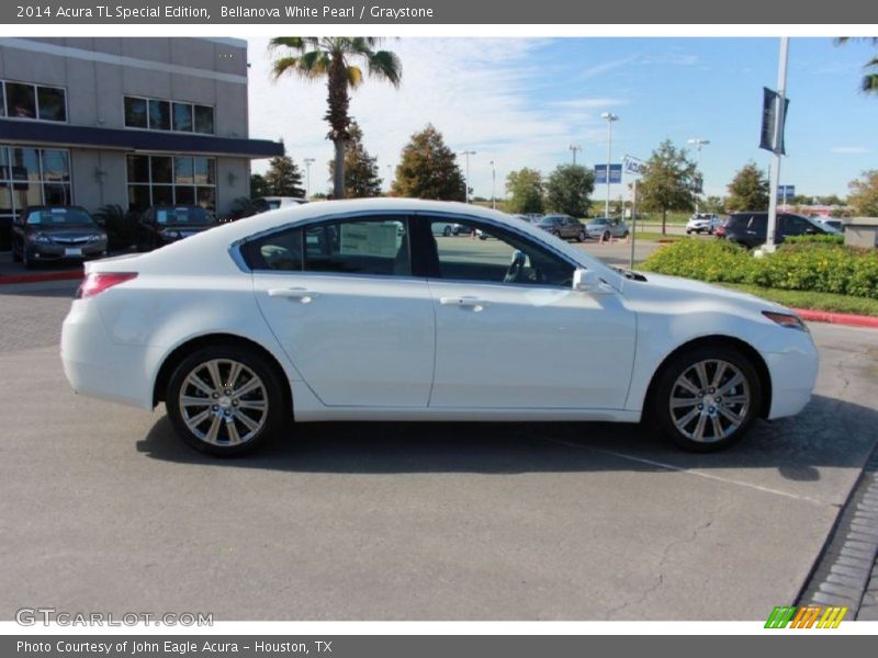 Bellanova White Pearl / Graystone 2014 Acura TL Special Edition