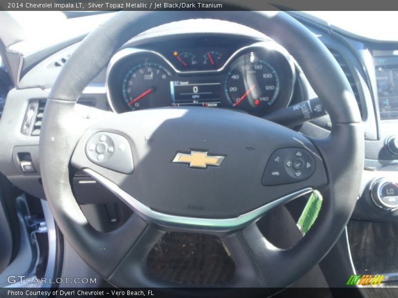 Silver Topaz Metallic / Jet Black/Dark Titanium 2014 Chevrolet Impala LT