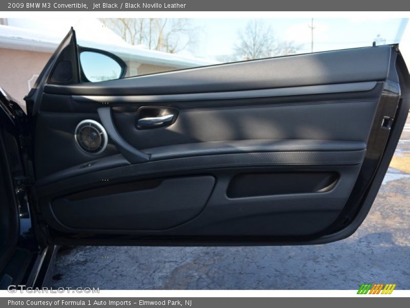Jet Black / Black Novillo Leather 2009 BMW M3 Convertible