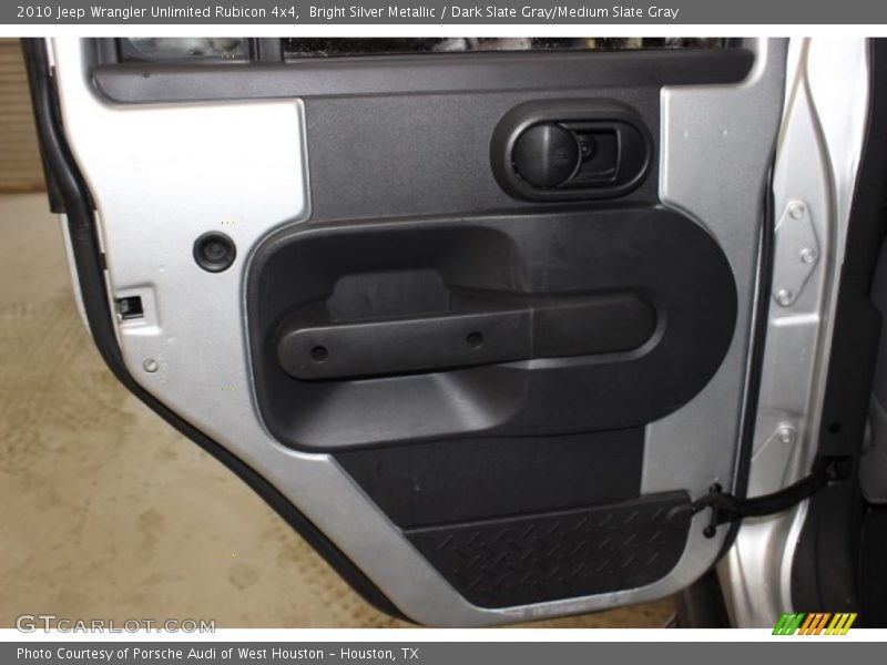 Bright Silver Metallic / Dark Slate Gray/Medium Slate Gray 2010 Jeep Wrangler Unlimited Rubicon 4x4
