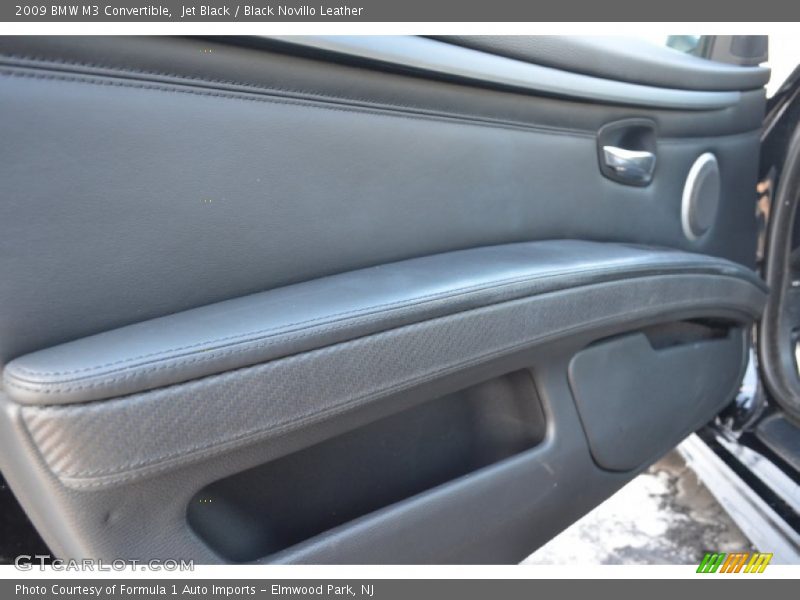 Jet Black / Black Novillo Leather 2009 BMW M3 Convertible