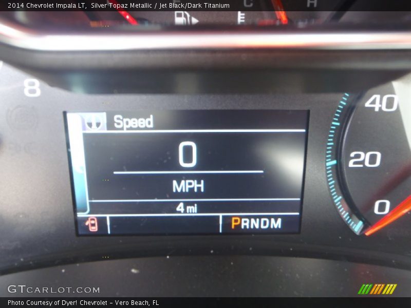 Silver Topaz Metallic / Jet Black/Dark Titanium 2014 Chevrolet Impala LT