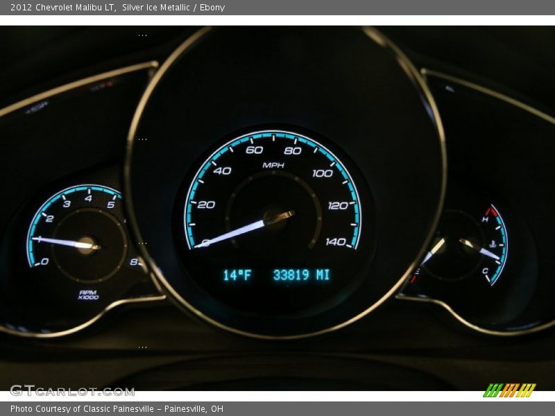 Silver Ice Metallic / Ebony 2012 Chevrolet Malibu LT