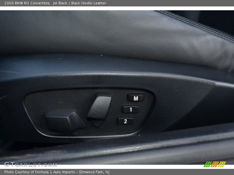 Jet Black / Black Novillo Leather 2009 BMW M3 Convertible
