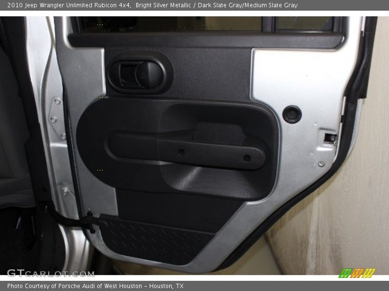 Bright Silver Metallic / Dark Slate Gray/Medium Slate Gray 2010 Jeep Wrangler Unlimited Rubicon 4x4