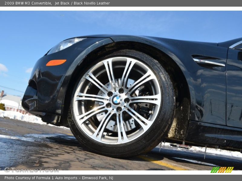 Jet Black / Black Novillo Leather 2009 BMW M3 Convertible