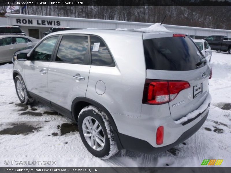 Bright Silver / Black 2014 Kia Sorento LX AWD