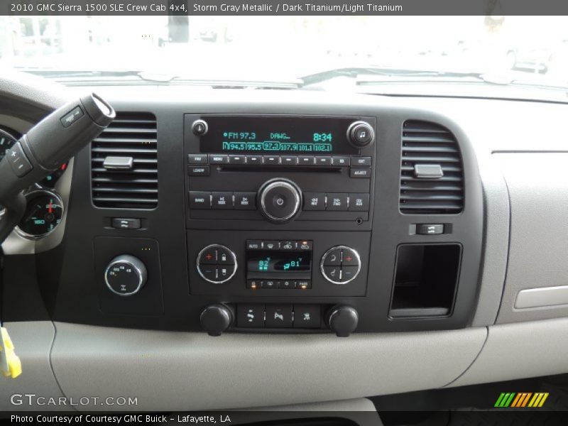 Storm Gray Metallic / Dark Titanium/Light Titanium 2010 GMC Sierra 1500 SLE Crew Cab 4x4