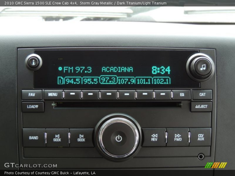 Storm Gray Metallic / Dark Titanium/Light Titanium 2010 GMC Sierra 1500 SLE Crew Cab 4x4