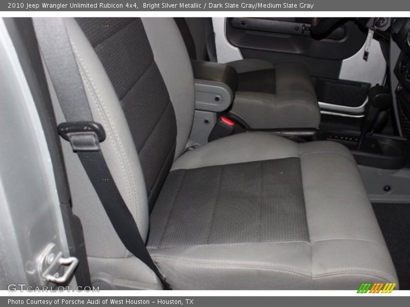 Bright Silver Metallic / Dark Slate Gray/Medium Slate Gray 2010 Jeep Wrangler Unlimited Rubicon 4x4