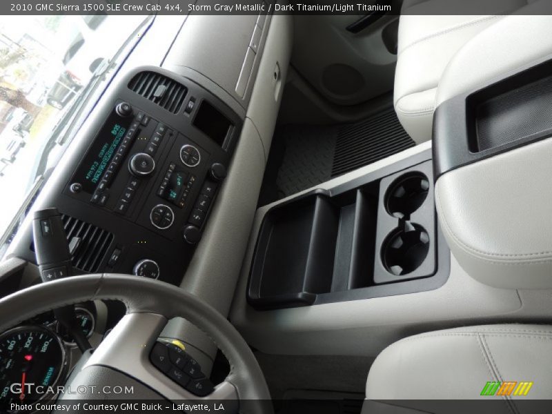 Storm Gray Metallic / Dark Titanium/Light Titanium 2010 GMC Sierra 1500 SLE Crew Cab 4x4